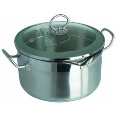 Кастрюля REGENT inox PASTA vitro, 3.5 л, серебристый