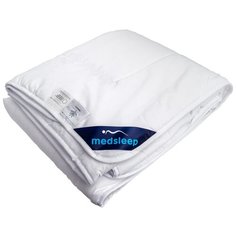 Medsleep / Одеяло TREE OF LIFE 175х200 см с эвкалиптовым волокном и микроволокном Лебяжий пух Ultra Soft