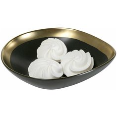 KARE Design Салатник/чаша Vibrations, коллекция "Вибрация" 19*5*19, Керамика, Черный