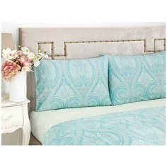 Комплект постельного белья Грикос 145х200-2/230х250-1/50х70-2, 5 предметов, хлопок/сатин Classic BY T