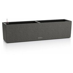 Кашпо BALCONERA Stone 80, графитово-черный, с системой автополива Lechuza