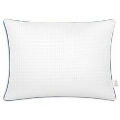 Classic by T / Подушка Релакс 50х70 см с наполнителем микроволокно Лебяжий пух Ultra Soft, чехол с карбононовыми нитями, на молнии