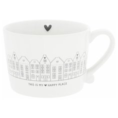 Чашка "White Houses Black" Bastion Collections