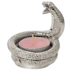 Подсвечник "Кобра" Exetera Argenti посеребрение, цвет серебро