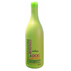 "BES безсульфатный очищающий профессиональный шампунь COLOUR LOCK, 1000 мл / для окрашенных волос / для блонда / Итальянская косметика для волос"