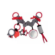 Прорезыватель-погремушка Canpol Babies Sensory Toys (68/071) красный/черный/белый