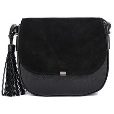 Сумка кросс-боди Afina, натуральная кожа, черный