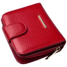 Кошелек Dimanche 904, натуральная кожа алый