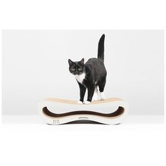 Когтеточка Carton Cat "Infinity S", цвет: серый , 59 х 24 х16 см
