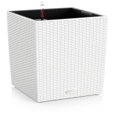 Кашпо CUBE Cottage 40, белый, с системой полива Lechuza