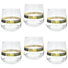 Набор стеклянных стаканов, 6 штук, 345 мл, MARMA MM-SET-87