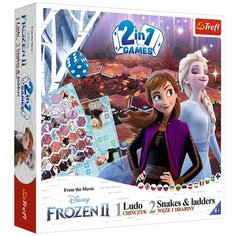 Настольная игра Змеи и лестницы Frozen 2 Trefl