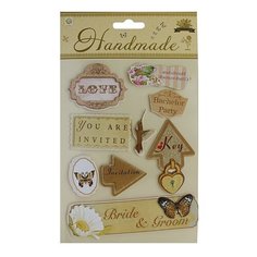 VIP-M011 Наклейки 3D Handmade Колибри АЙРИС пресс