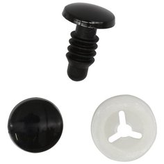 Глазки круглые плоские с фиксатором, 10мм, 24 шт/упак АЙРИС пресс