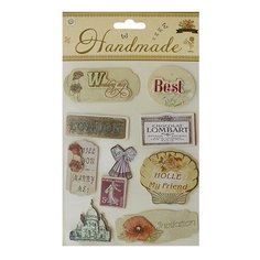 VIP-M003 Наклейки 3D Handmade Лондон АЙРИС пресс