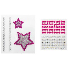 Декор.наклейки (стразы прозр.) (1064/7728) АЙРИС пресс