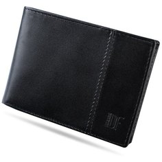 Портмоне Dimanche Classic 893, натуральная кожа черный