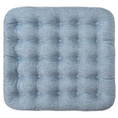 Подушка на стул "УЮТ КРАФТ" голубой Smart Textile
