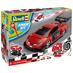 Сборная модель Гоночный автомобиль JUNIOR KIT Pull Back Racing Car, красный Revell