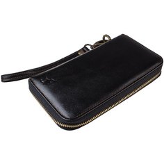 Портмоне Dimanche XXL Sahara 762, натуральная кожа черный