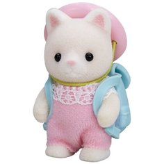 Sylvanian Families Игровой набор "Малыш Шелковый котенок"