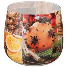 Свеча праздничная Lefard Christmas Time, 348-438, разноцветный, 6 х 7 см