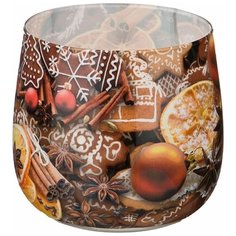 Свеча праздничная Lefard "Имбирный пряник", 348-436, разноцветный, 6 х 7 см