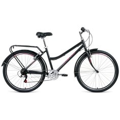 Городской велосипед FORWARD Barcelona Air 26 1.0 (2021) серый/розовый 17" (требует финальной сборки)