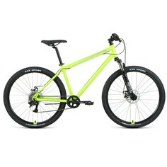 Горный (MTB) велосипед FORWARD Sporting 27.5 2.2 Disc (2021) ярко-зеленый/серый 19" (требует финальной сборки)