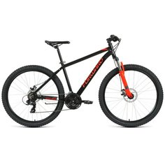 Горный (MTB) велосипед FORWARD Edge 27.5 2.0 Disc (2020) черный/красный 18" (требует финальной сборки)