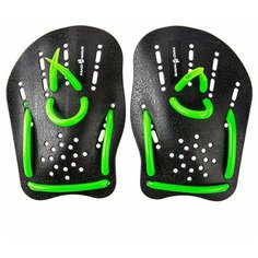 Лопатки для плавания MAD WAVE арт.074001 Hand Paddles р.S-L(L / черно-зеленые/L)