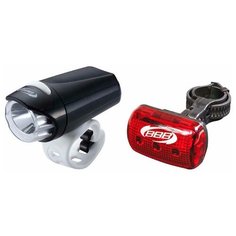 BLS-76 Фонарь передний+задний BBB EcoCombo(черный)
