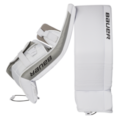 Щитки вратарские BAUER GSX S20 JR подростковые(L / белый/L) Бауэр