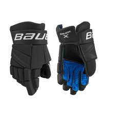 Хоккейные перчатки BAUER X S21 SR взрослые(15 / черно-белый/15) Бауэр