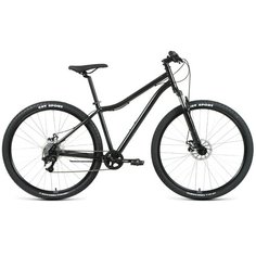 Горный (MTB) велосипед FORWARD Sporting 29 2.2 Disc (2021) черный 19" (требует финальной сборки)