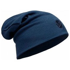 Шапка Buff Heavyweight Merino Wool Hat размер One size, solid denim