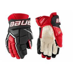 Хоккейные перчатки BAUER Supreme 3S PRO S21 JR(13 / черно-белый/13) Бауэр