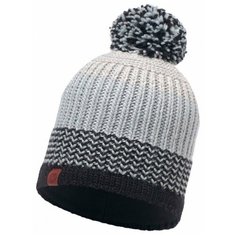 Шапка Buff Knitted & Polar Hat Borae размер One size, grey