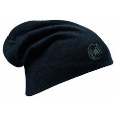 Шапка Buff Heavyweight Merino Wool Hat размер One size, solid black
