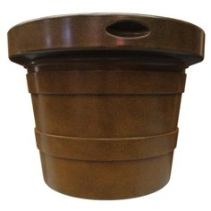 Горшок кашпо La Tourelle на 50 литров, диаметром 55 см, высота горшка 41 см, вес 1,5 кг. Материал: прочный пластик. Цвет: Оранжевый. Качество ТЕК.А.ТЕК, Россия