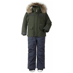 Комбинезон Didriksons MANETEN 502589 размер 90, элегантный зеленый