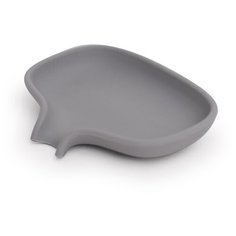 Мыльница Bosign с носиком для слива, графит