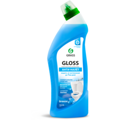 Чистящий гель для ванны и туалета "Gloss breeze" (флакон 750 мл) Grass