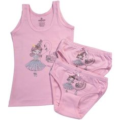 Комплект для девочки (майка 1 шт., трусики 2шт.) Baykar, арт. 4928-5926-2, разм. 5, рост 146-152