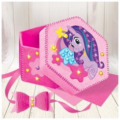 Набор для создания шкатулки Школа талантов "Единорог" из фетра