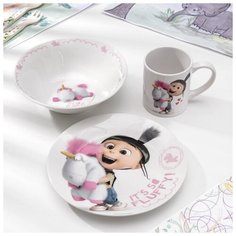 Набор посуды Stor "Флуффи", 3 предмета