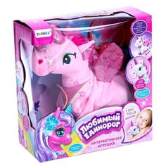 Интерактивная игрушка ZABIAKA "Единорог" ходит, со светом и звуком (4648406)