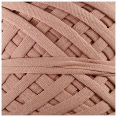 Пряжа трикотажная Saltera широкая, 100 м*300 г, 7-9 мм, 78 латте