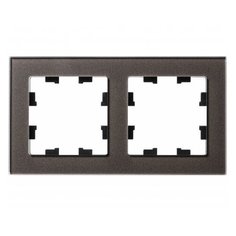 SE AtlasDesign Nature Стекло мокко Рамка 2-ая Schneider Electric