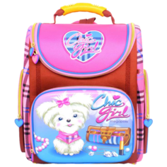 Hummingbird Ранец Chic Girl (K98), оранжевый/розовый